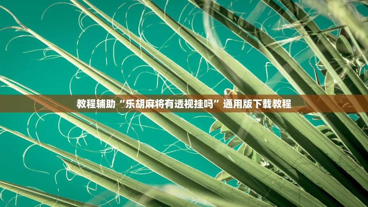 教程辅助“乐胡麻将有透视挂吗”通用版下载教程