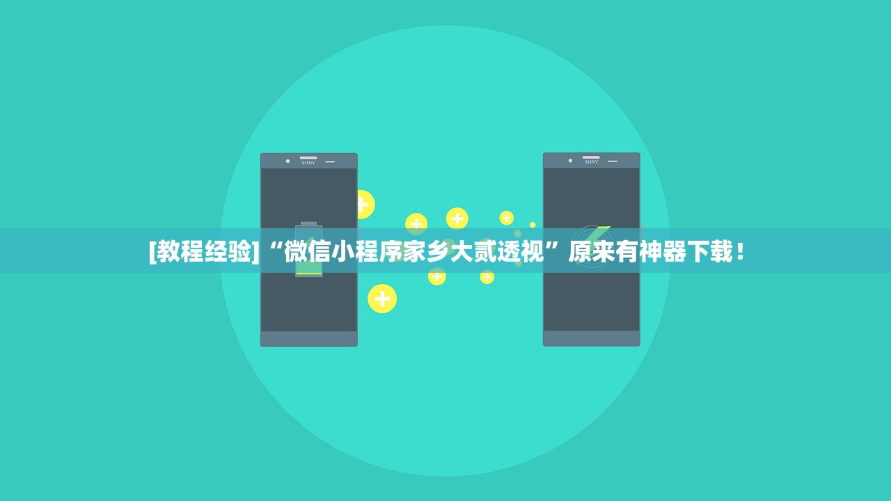 [教程经验]“微信小程序家乡大贰透视”原来有神器下载！