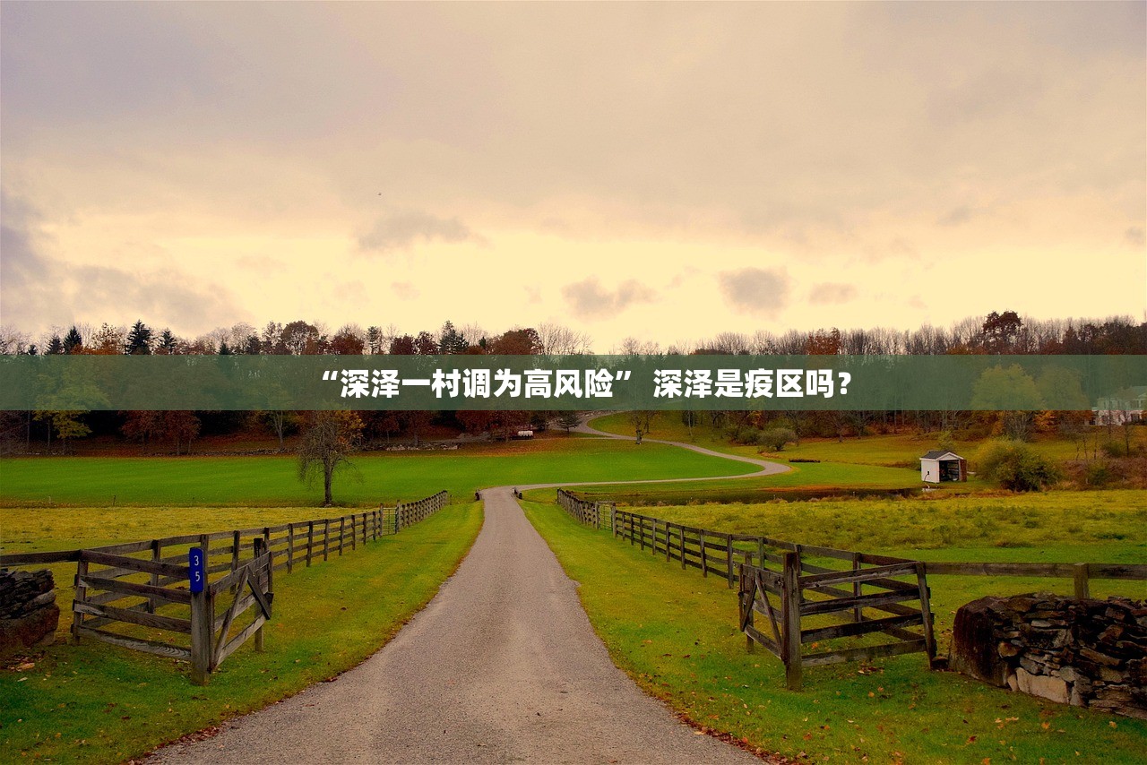 “深泽一村调为高风险	” 深泽是疫区吗？