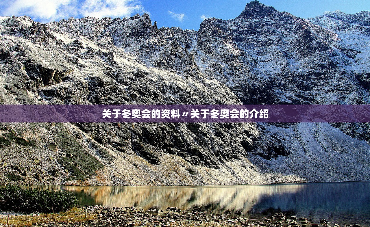 关于冬奥会的资料〃关于冬奥会的介绍